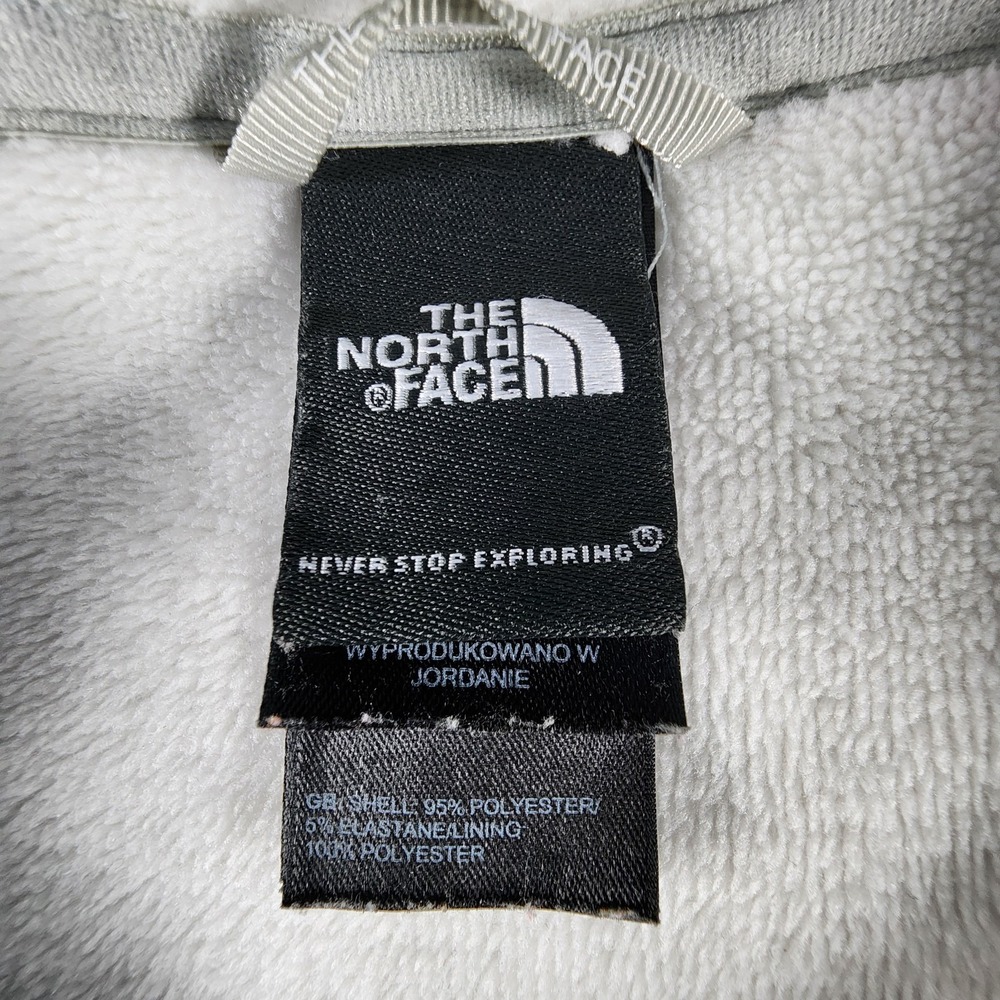The North Face Agave Fleece Full-Zip Jacket Gray Women's Size‎ Medium - Picture 6 of 11